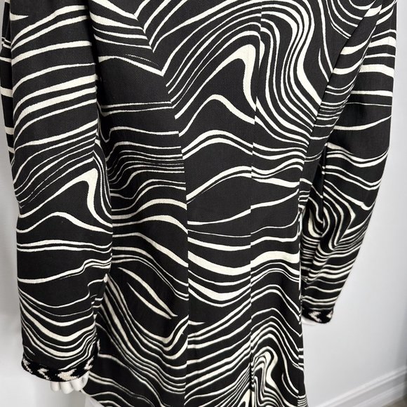 Sandy Starkman Vintage Embroidered Crochet Detail Overcoat Long Jacket Size S - Picture 12 of 16